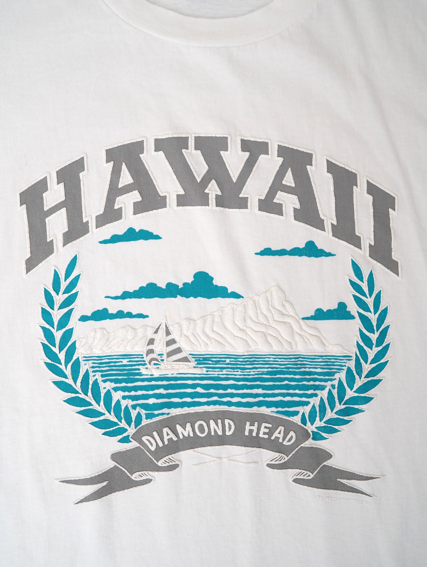 80s rubber print tee