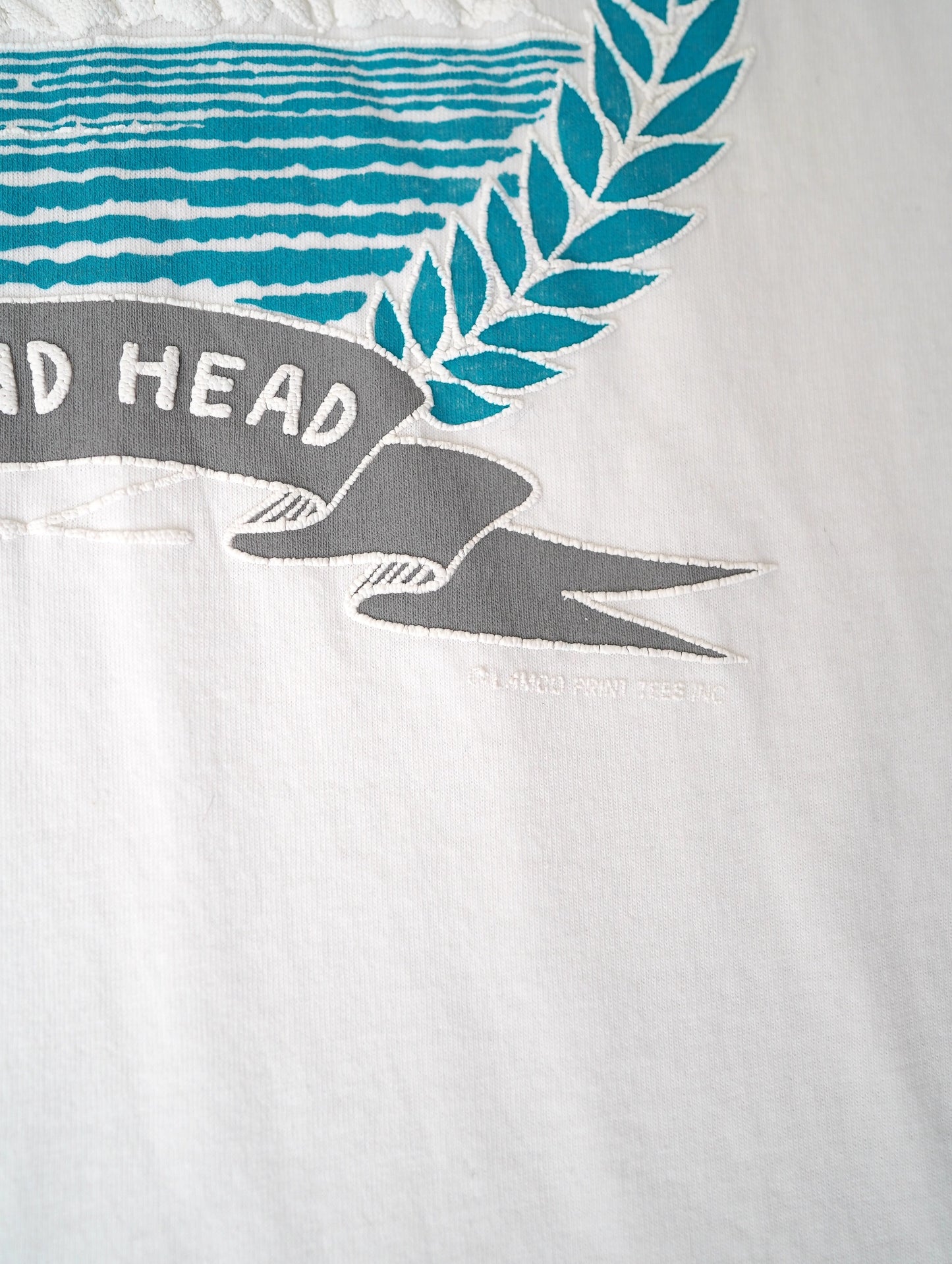 80s rubber print tee