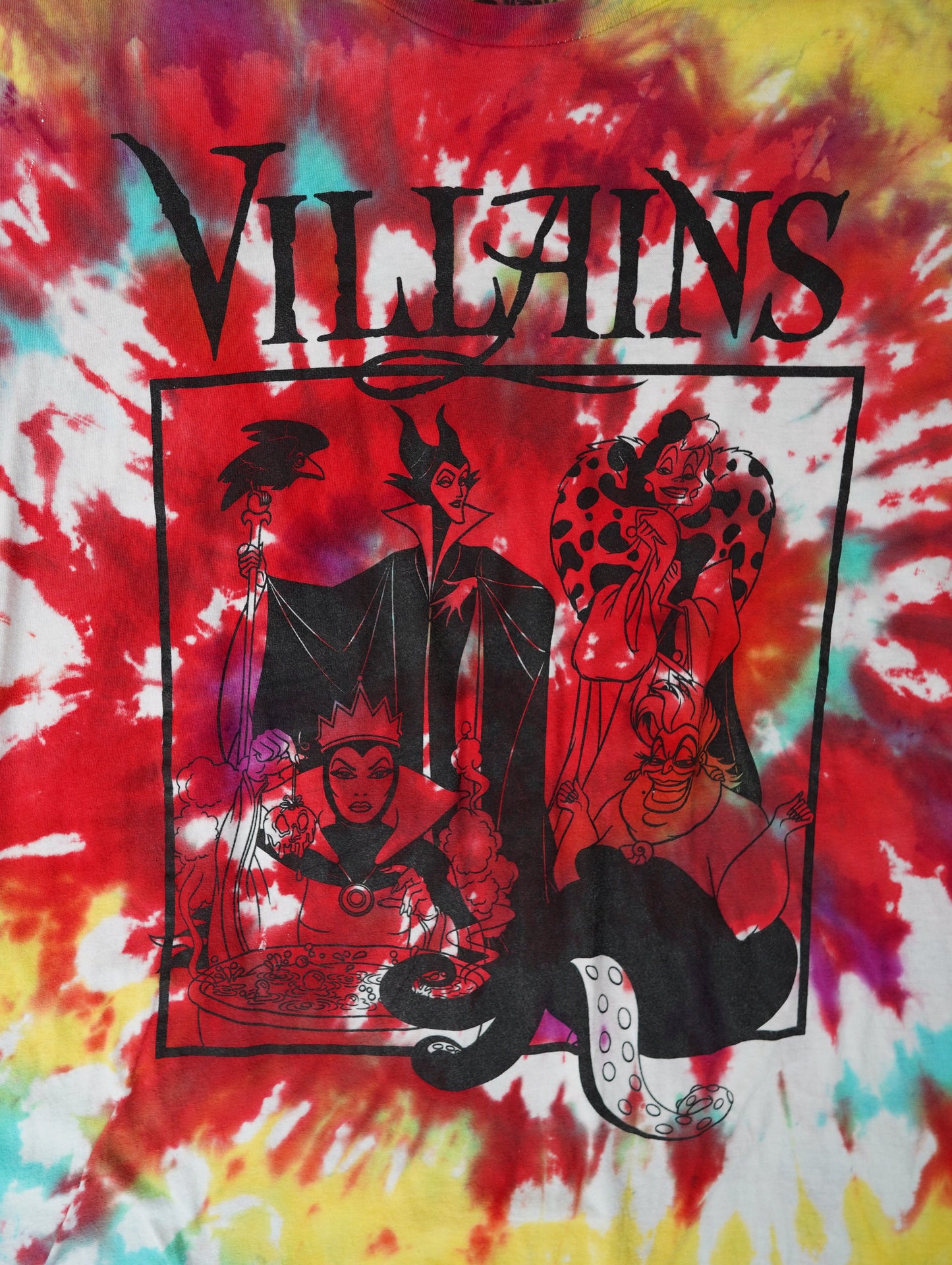 Villains tie dye tee