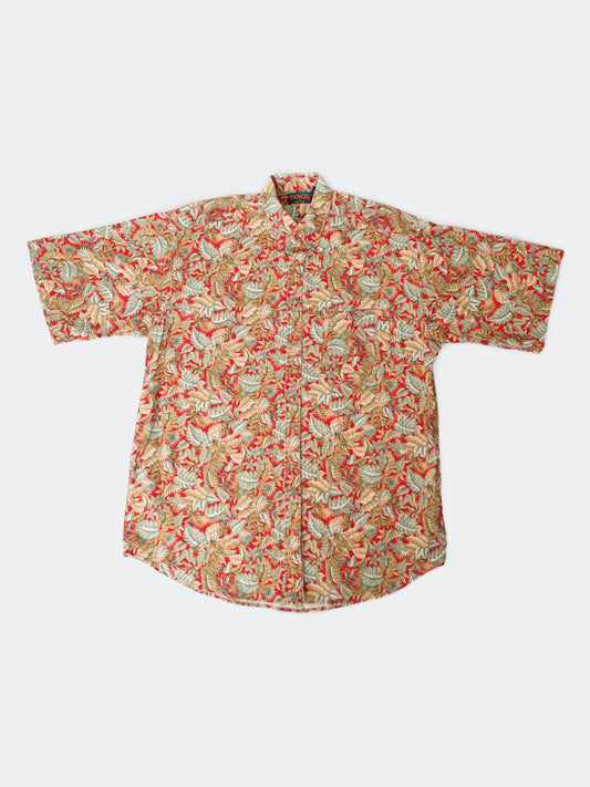 90s tropical pattern shirt