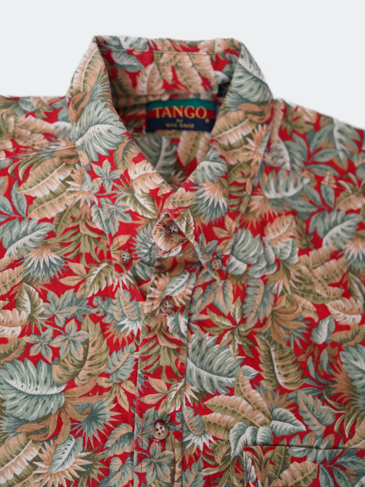 90s tropical pattern shirt