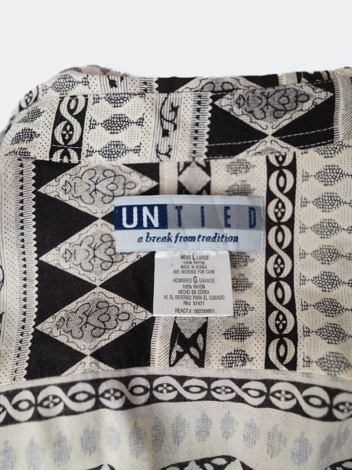 ethnic pattern shirt