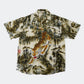 open collar tiger shirt