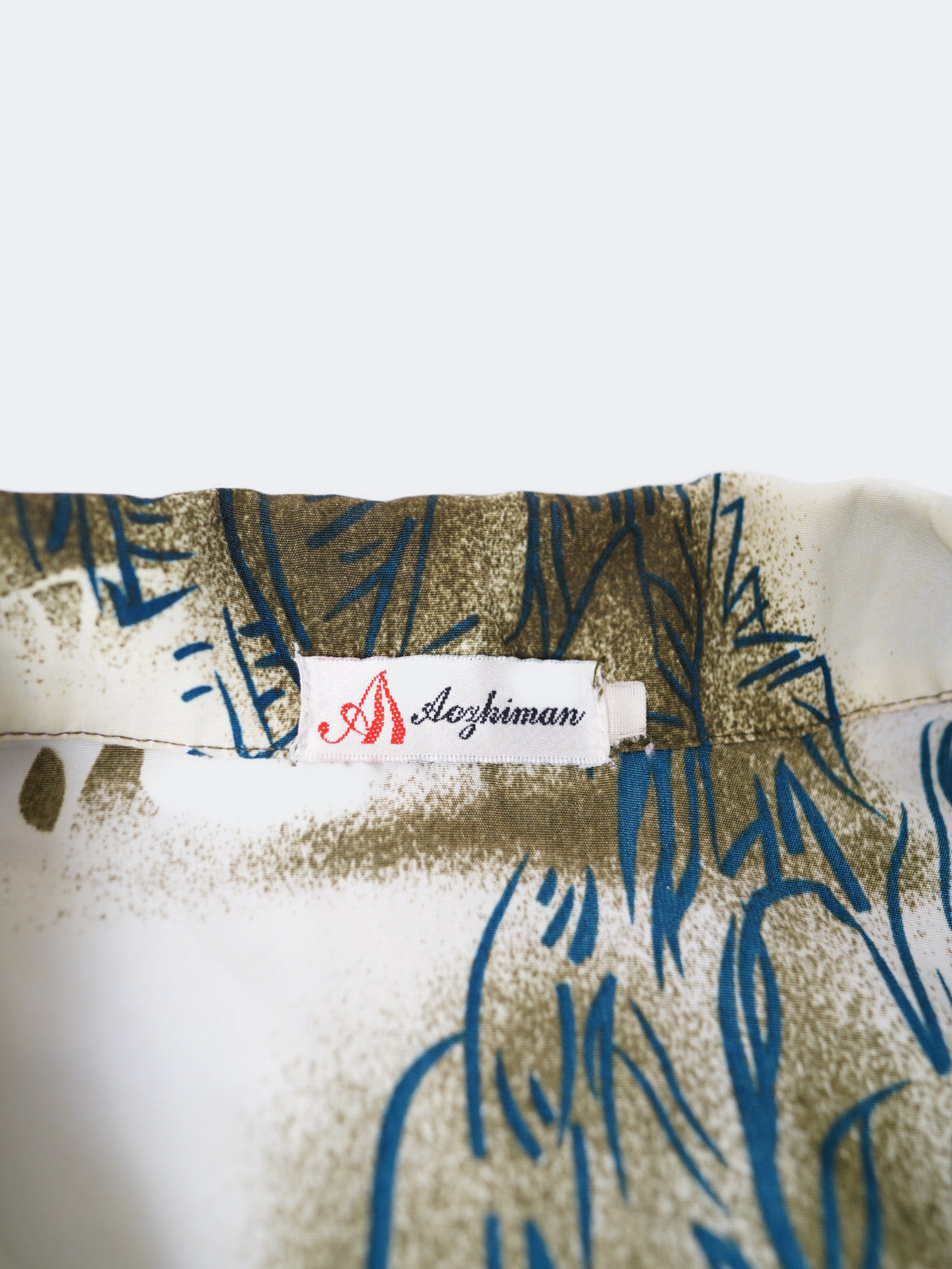 open collar tiger shirt