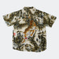 open collar tiger shirt