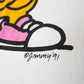 90s print tee