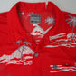 QUIKSILVER mesh aloha shirt