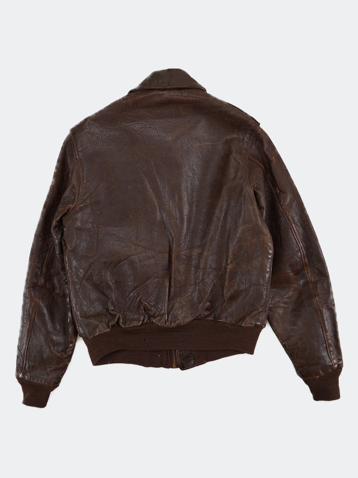 40s A-2 leather flight jacket