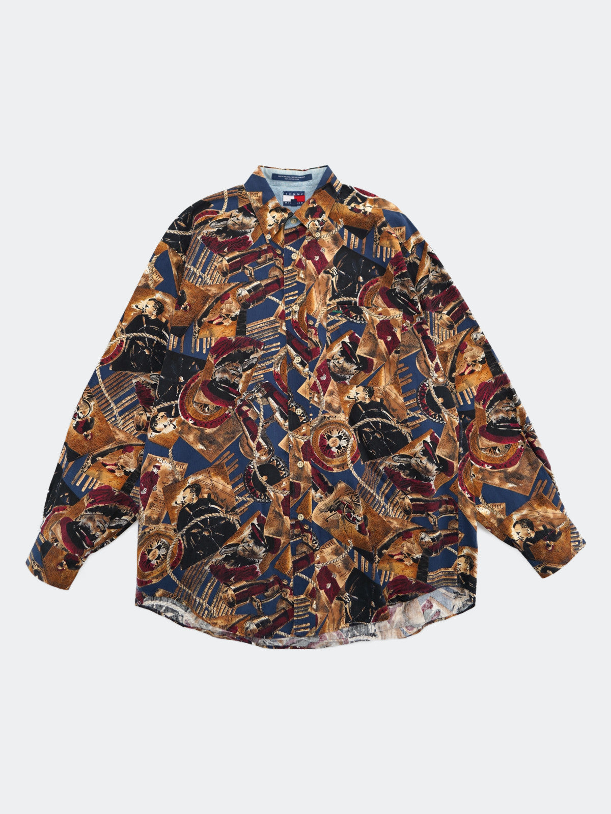 90s TOMMY HILFIGER design shirt