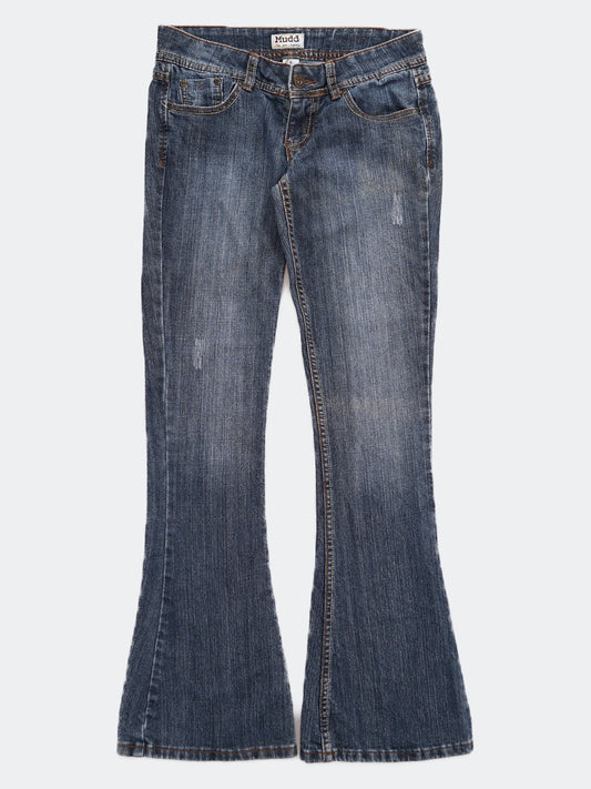 flare denim pants