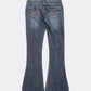 flare denim pants