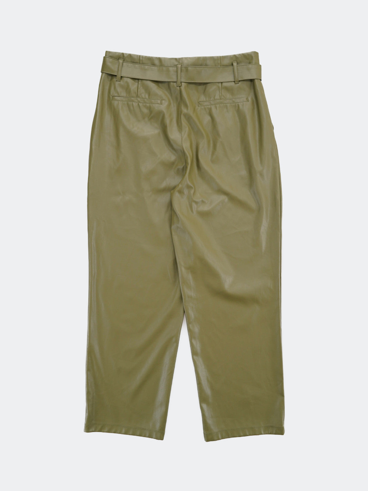 two tuck polyester pants