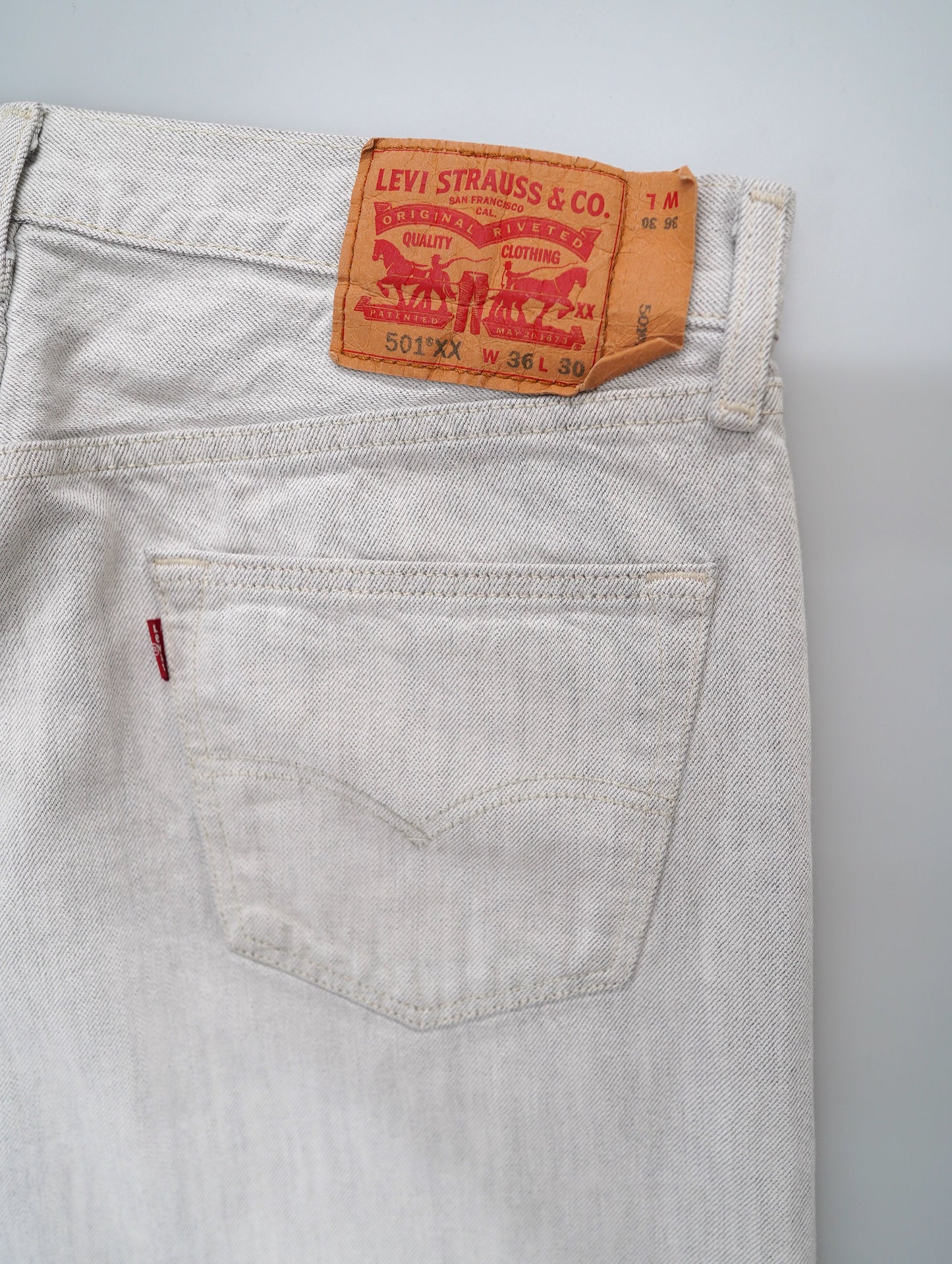 501XX Levi's denim pants