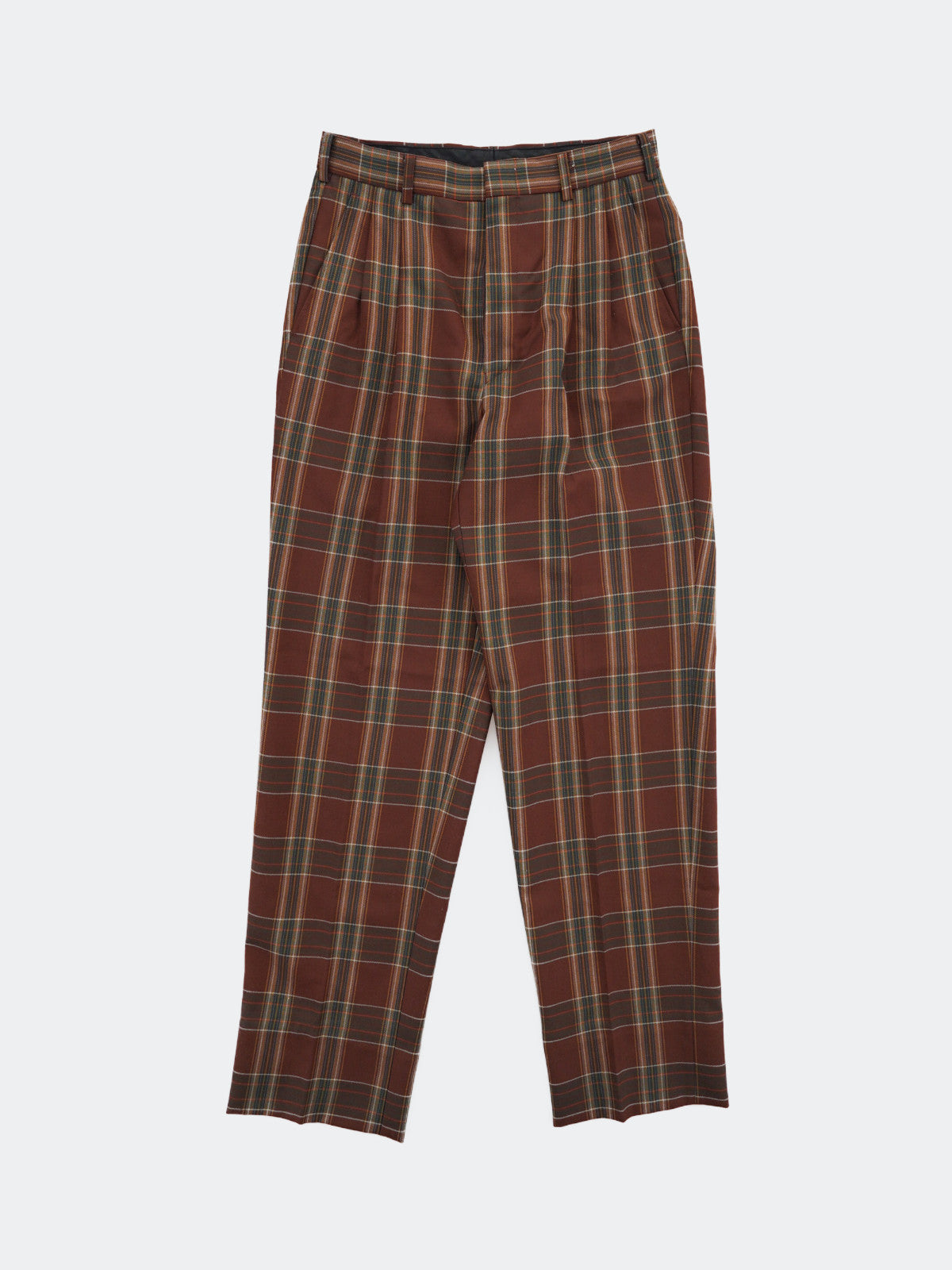90s check pattern pants