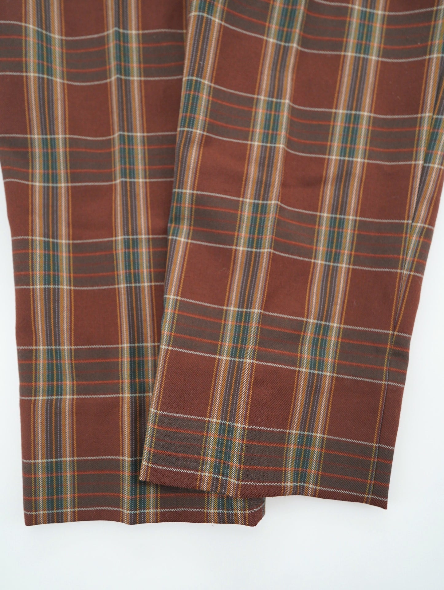 90s check pattern pants