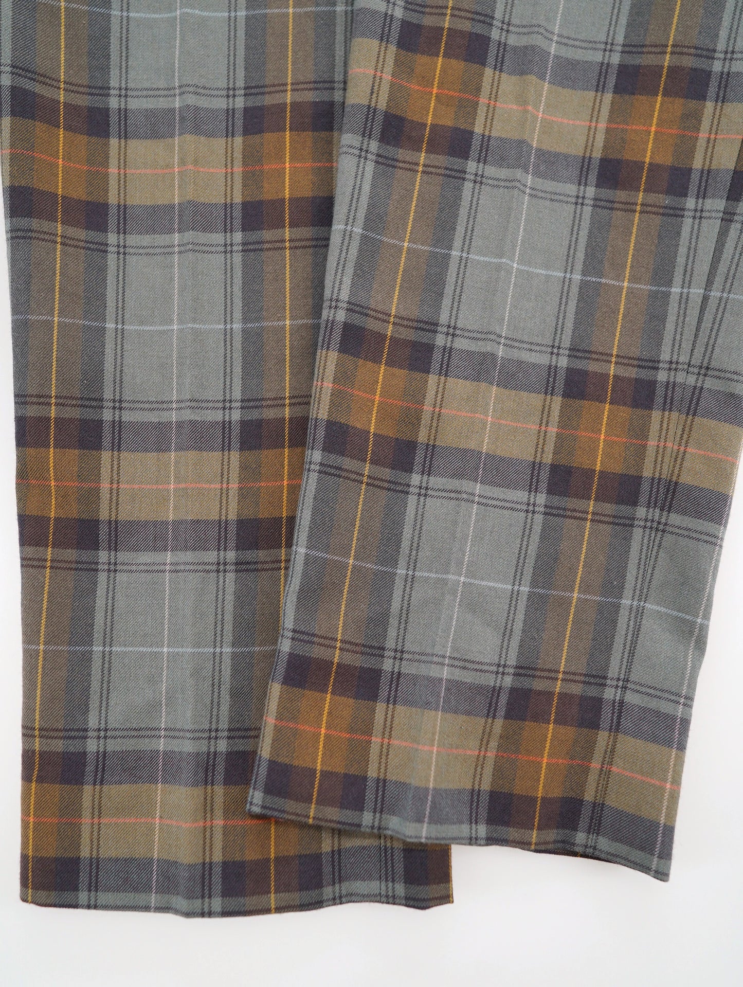 90s check pattern pants