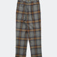 90s check pattern pants