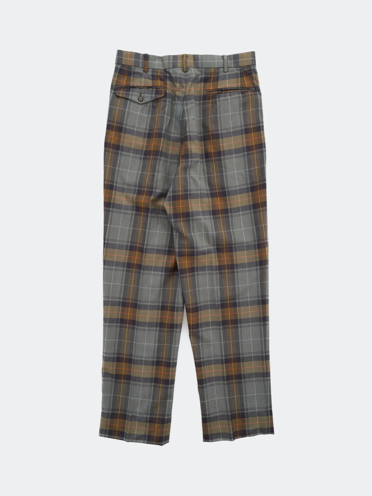 90s check pattern pants