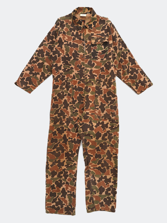 90s Sears camouflage jumpsuit