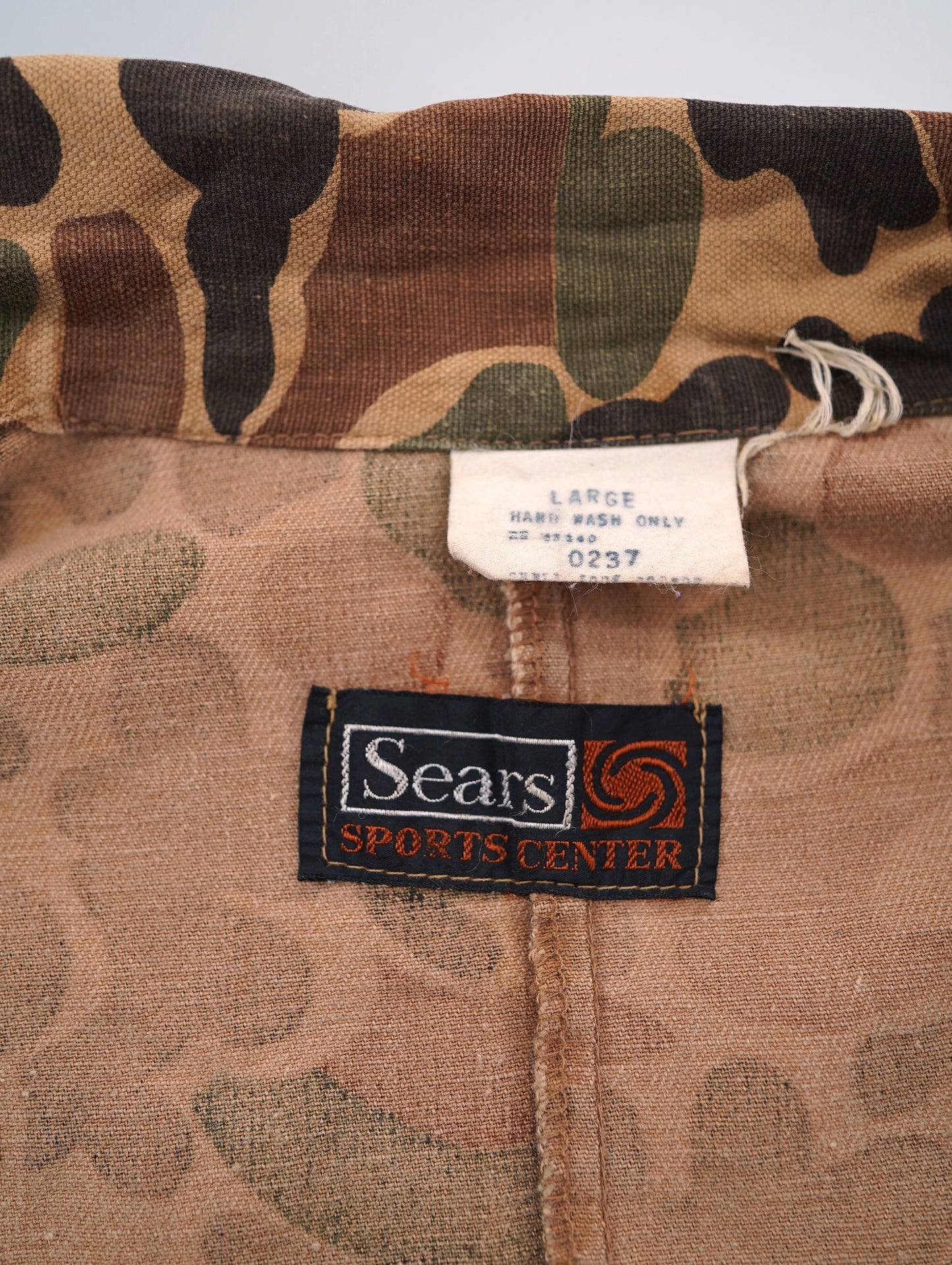 90s Sears camouflage jumpsuit