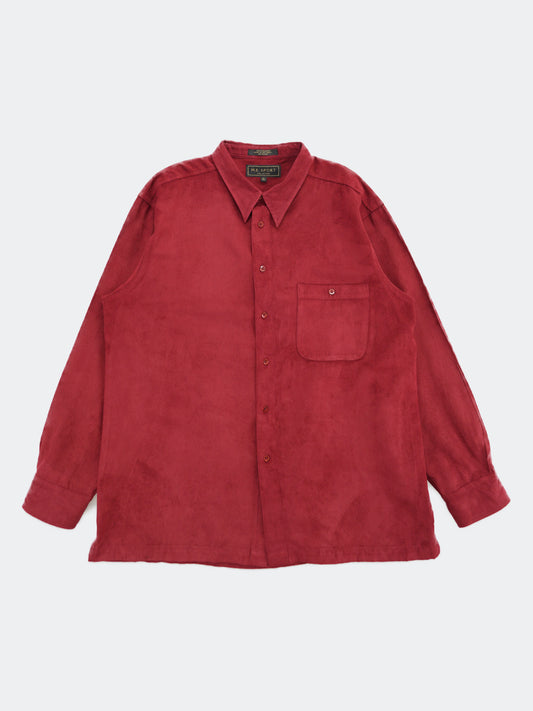 faux suede shirt