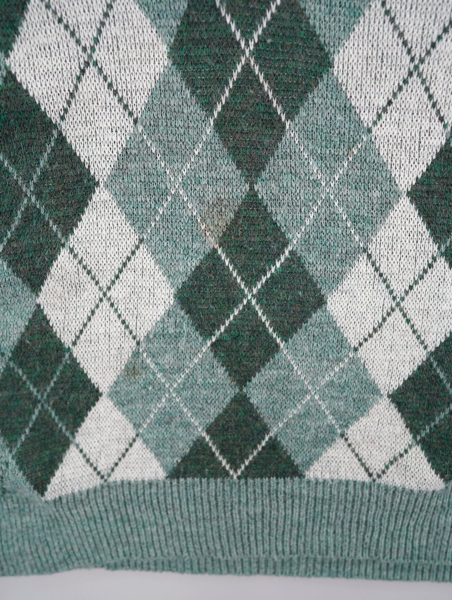 argyle knit vest