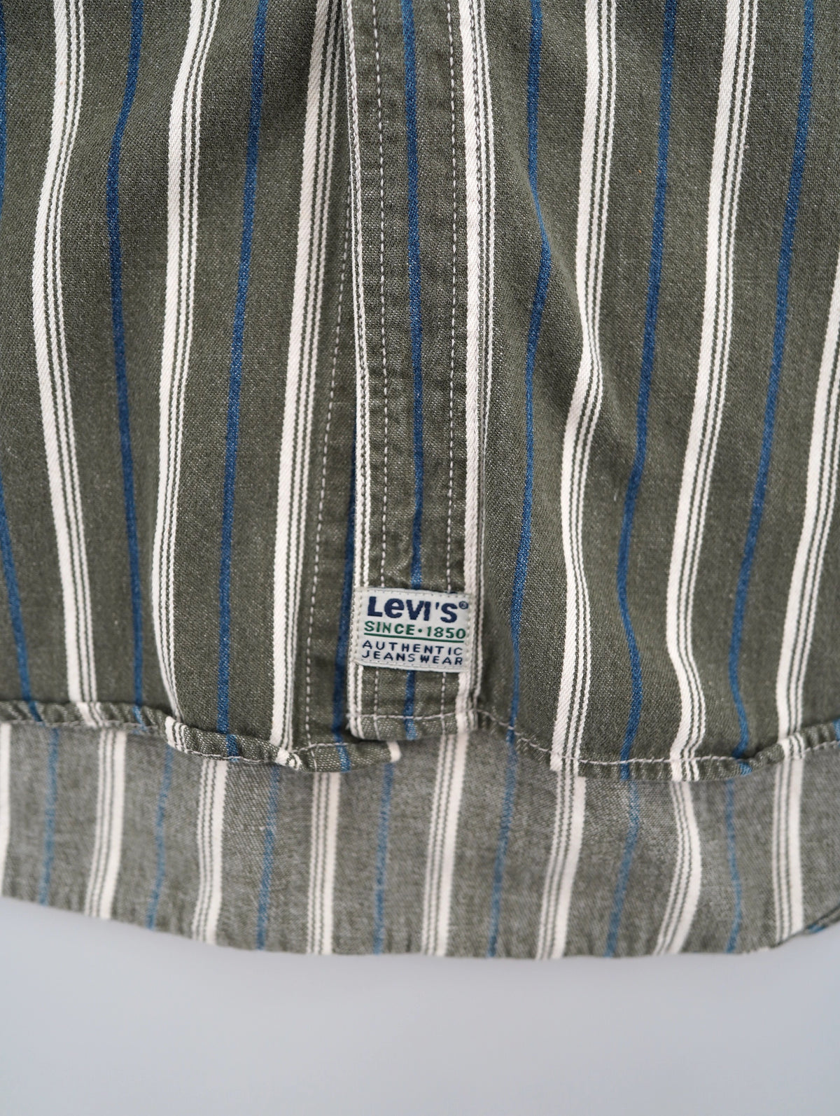 Levi's stripe shirt