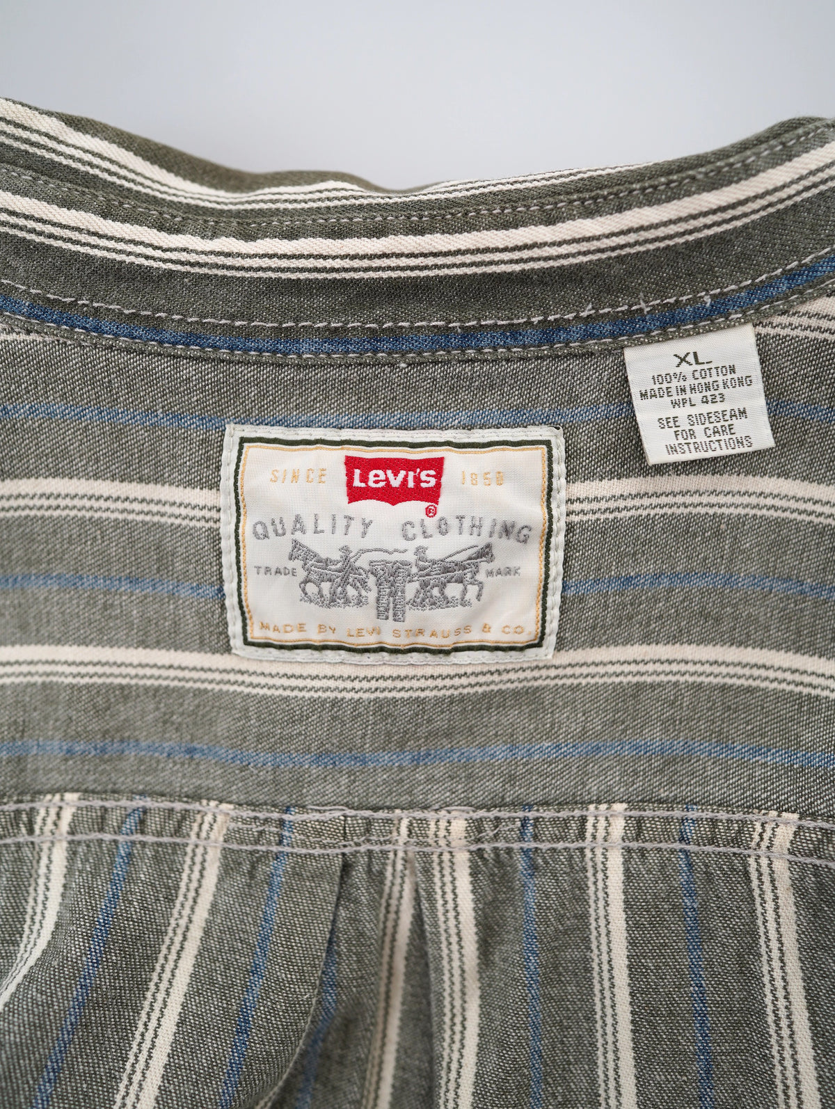 Levi's stripe shirt