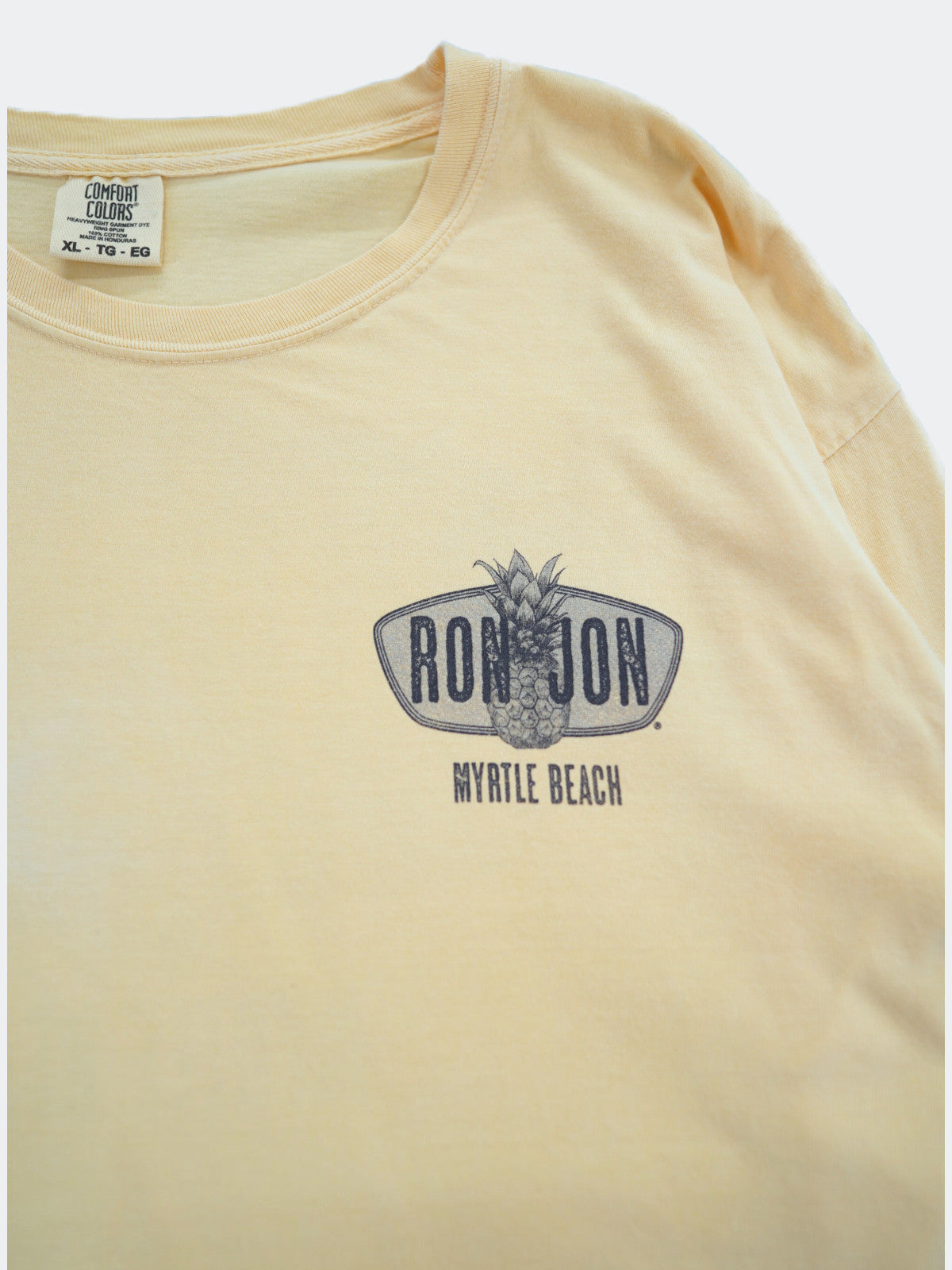 pineapple print long tee