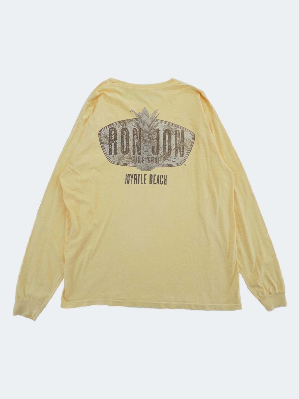 pineapple print long tee