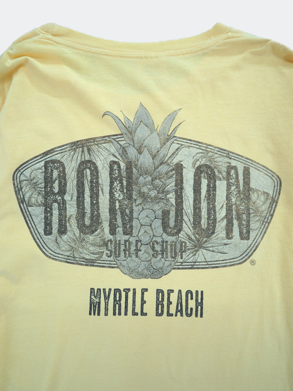 pineapple print long tee