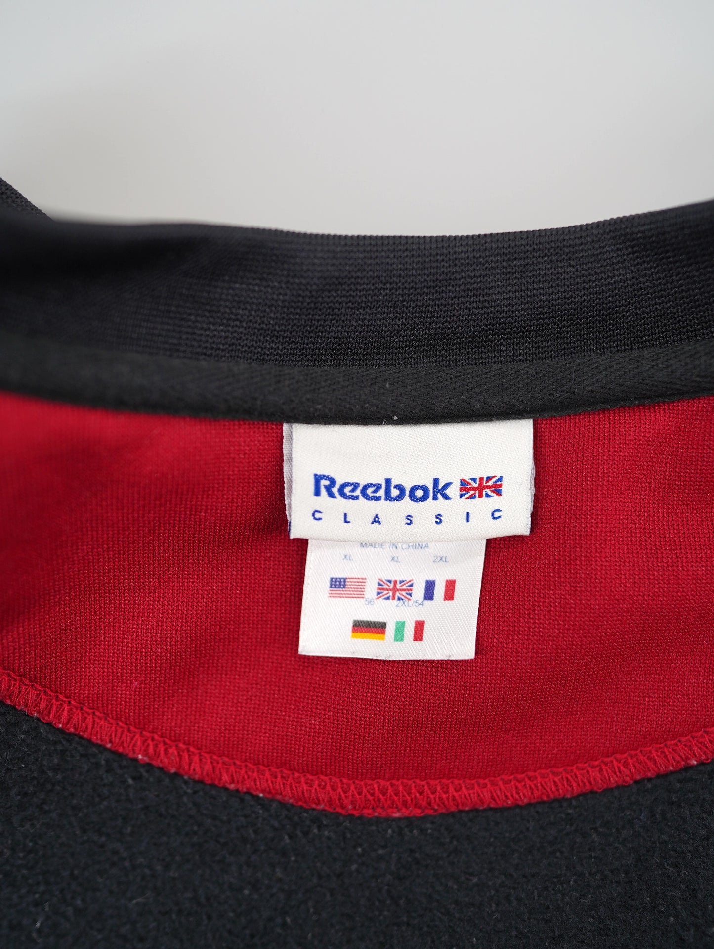 Reebok half zip sweat