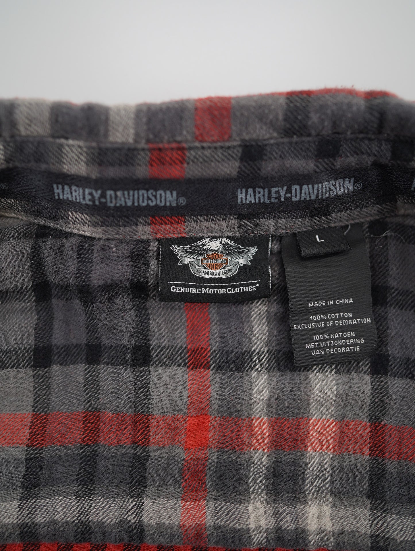 HARLEY DAVIDSON check shirt