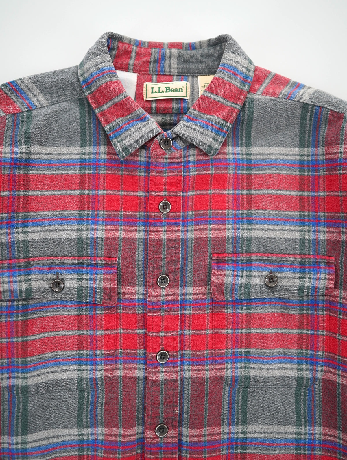 80s L.L.Bean check shirt