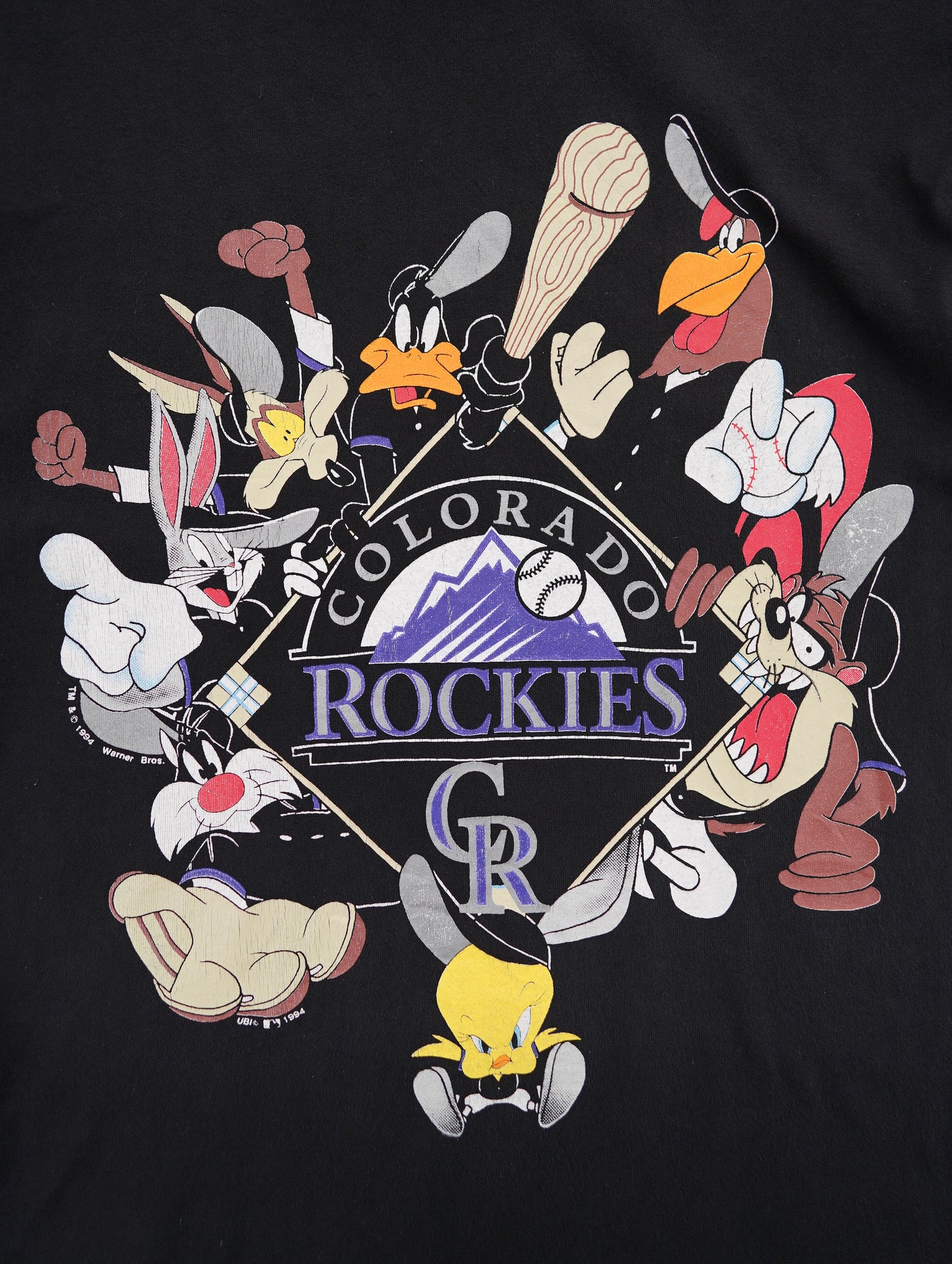 90s COLORADO ROCKIES LOONEY TUNES tee