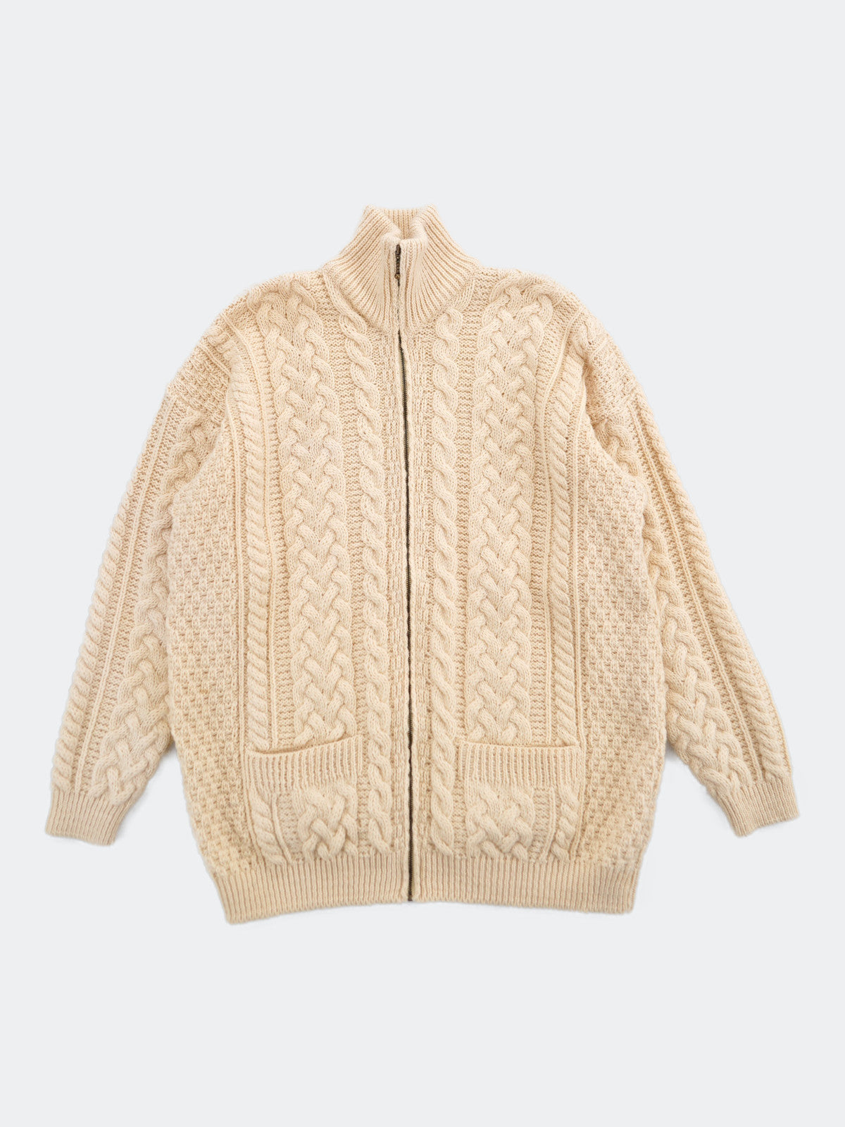 cable knit jacket