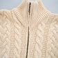 cable knit jacket