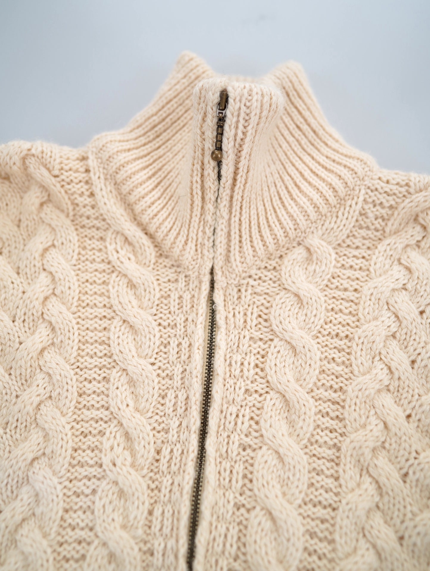 cable knit jacket