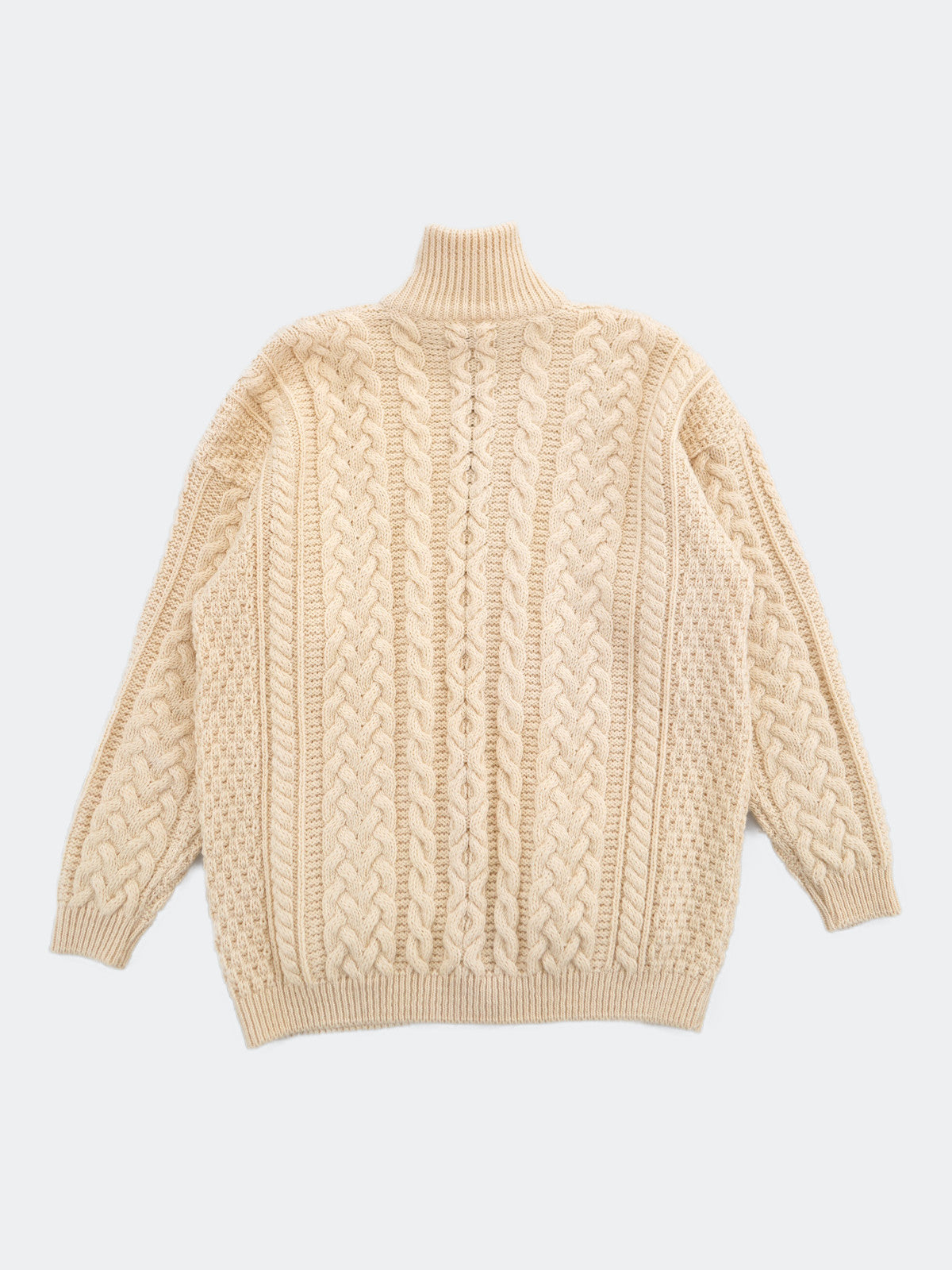 cable knit jacket