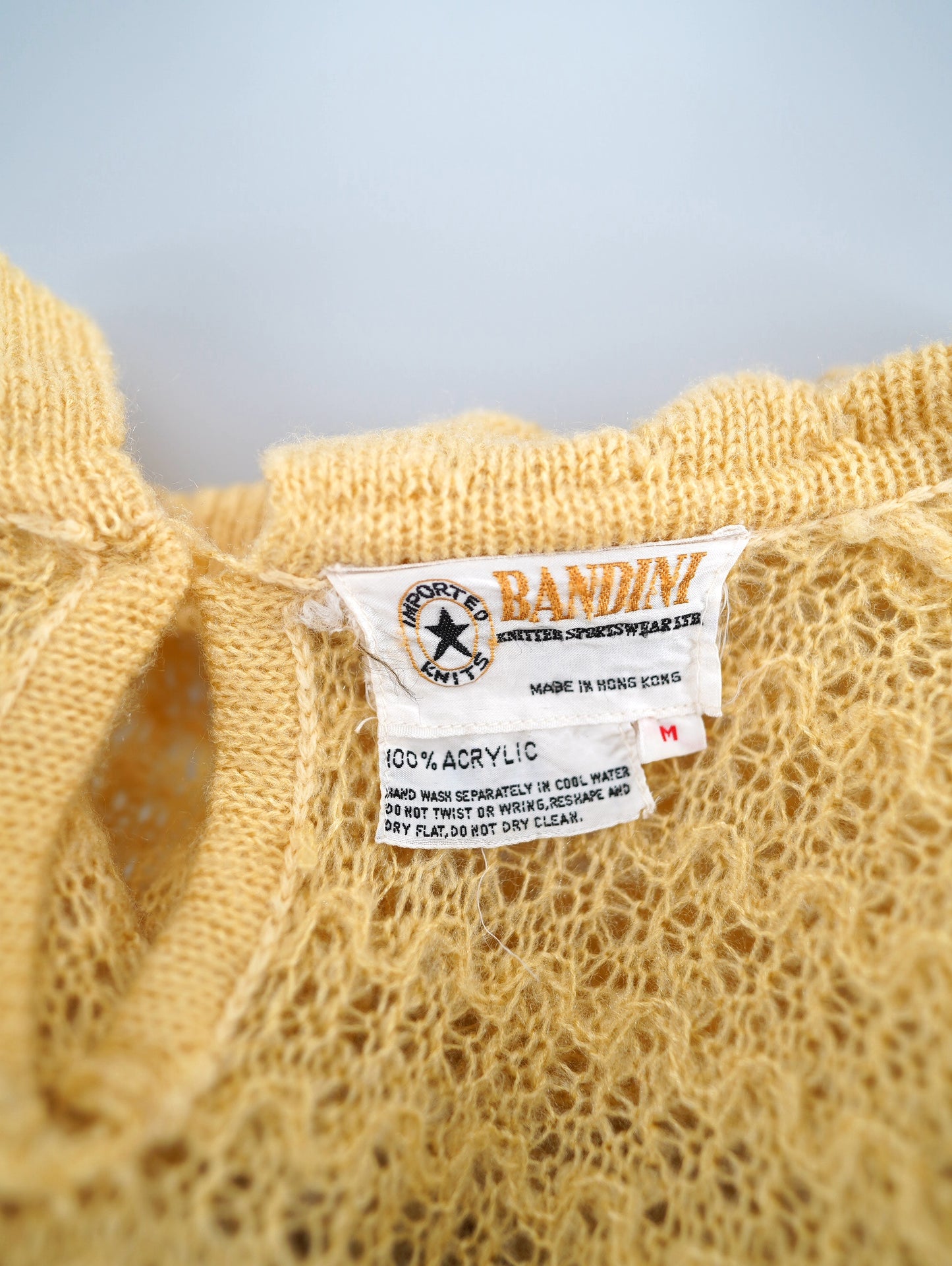 acrylic knit sweater