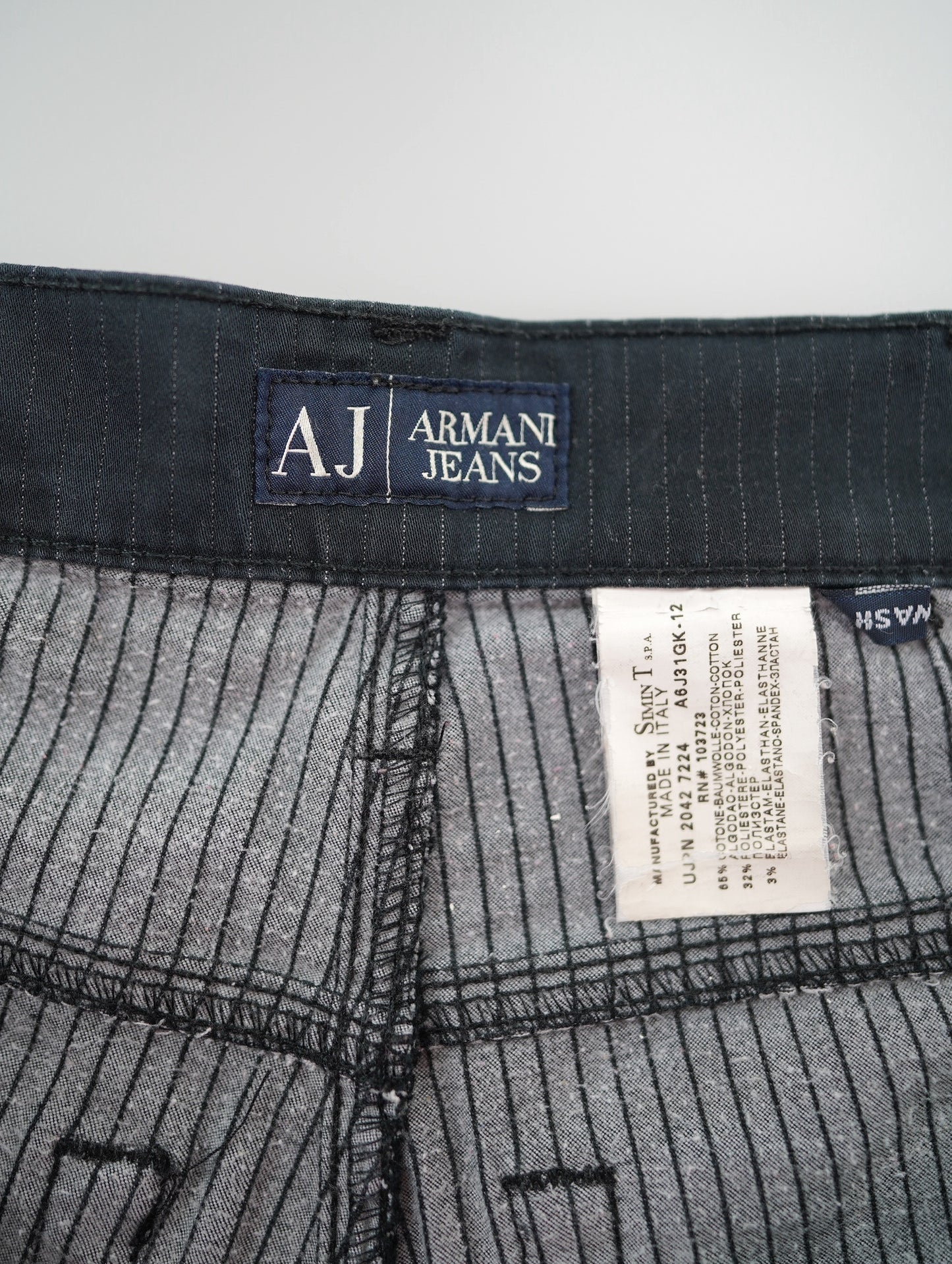 ARMANI JEANS stripe pants
