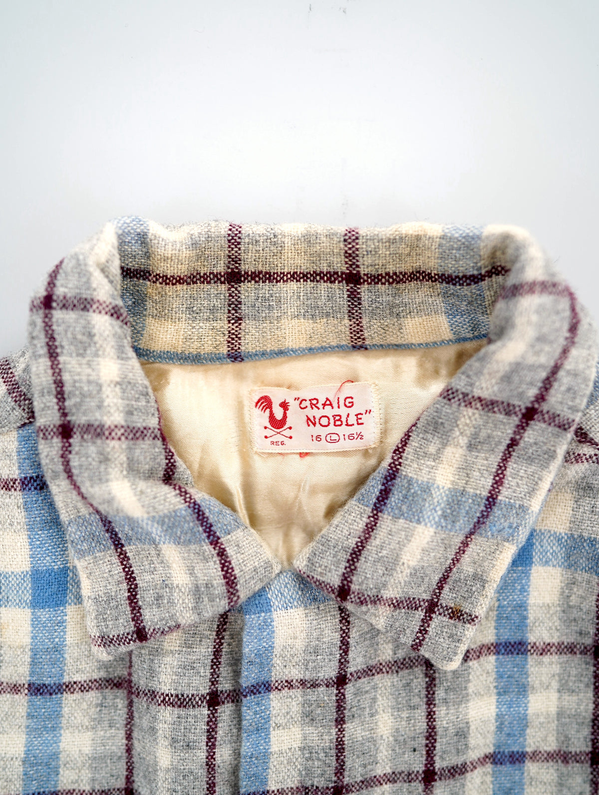 50s CRAIG NOBLE check shirt