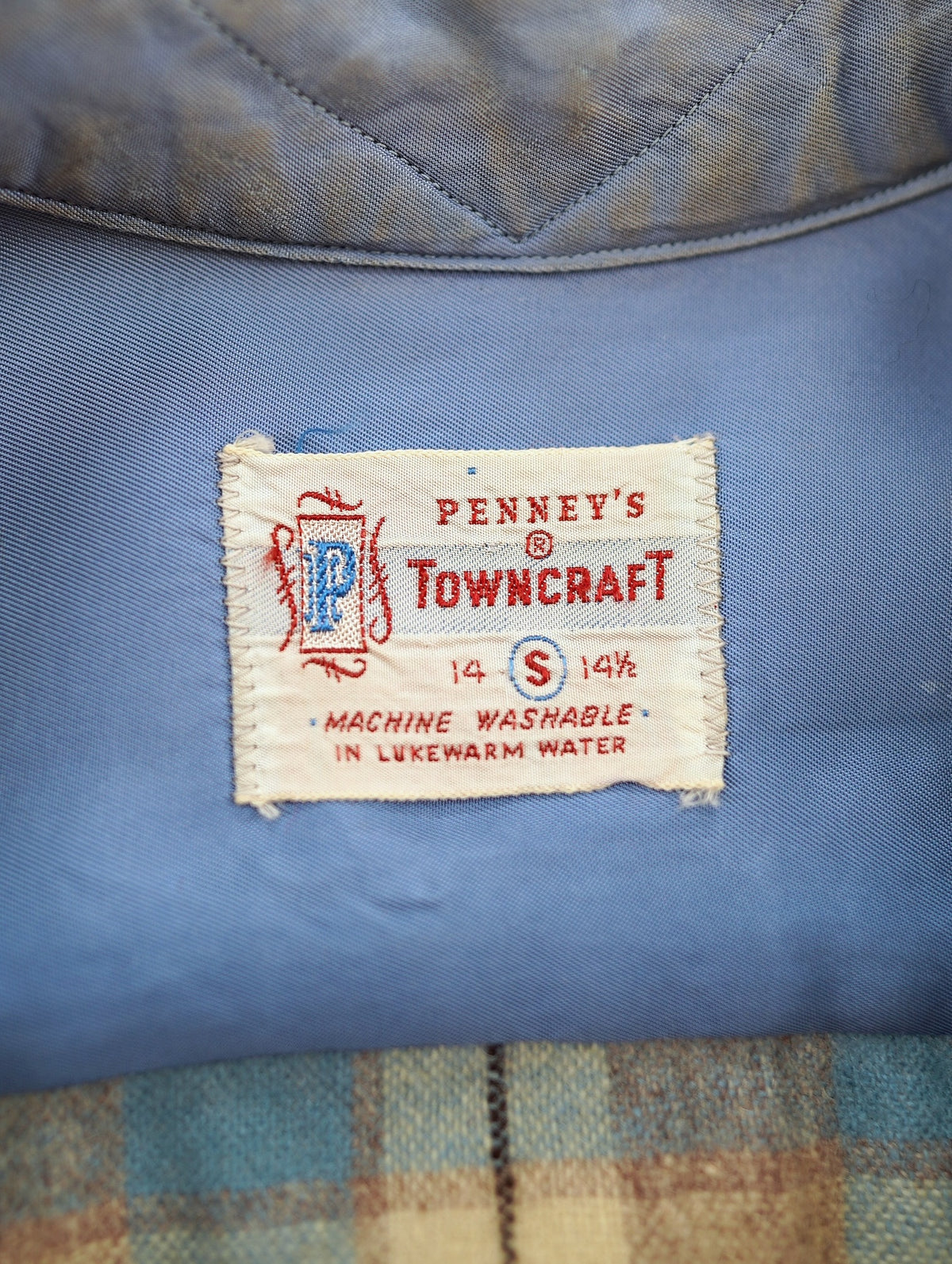 50s Penneys Towncraft check shirt