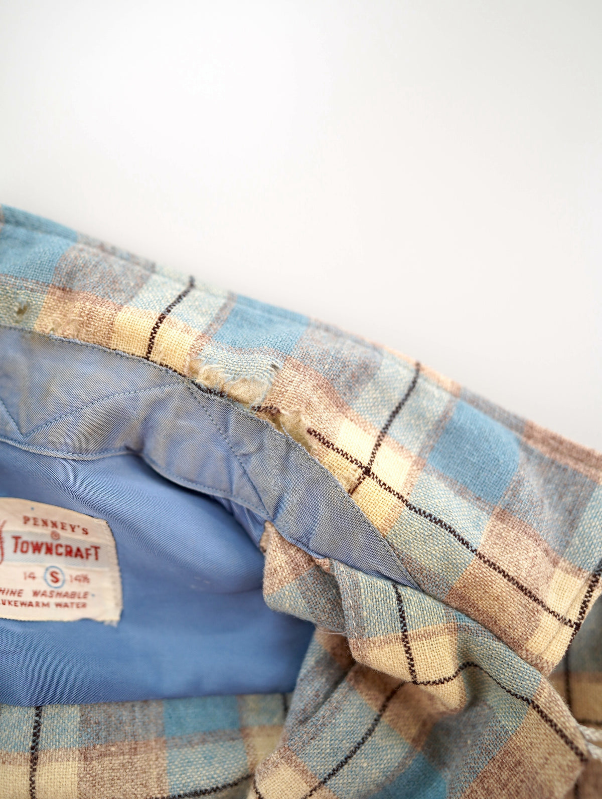 50s Penneys Towncraft check shirt