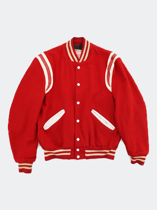 70s-80s DeLONG wool stadium jacket
