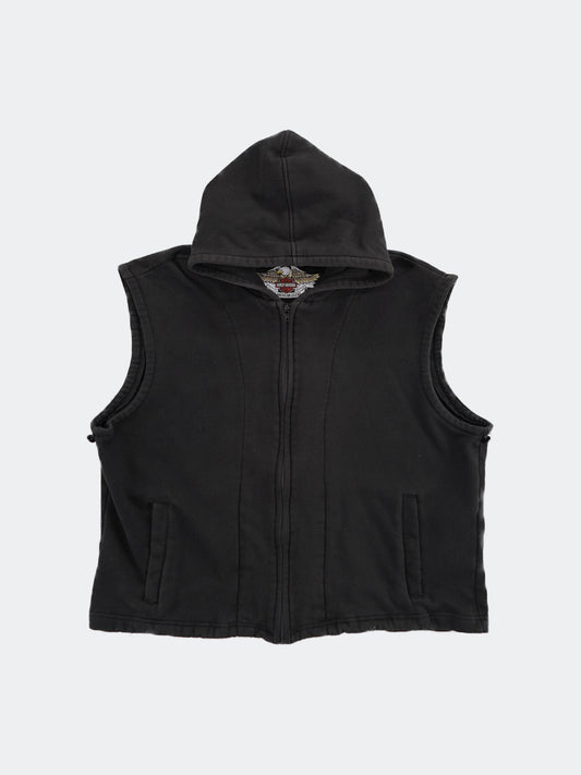 HARLEY DAVIDSON sleeveless hoodie