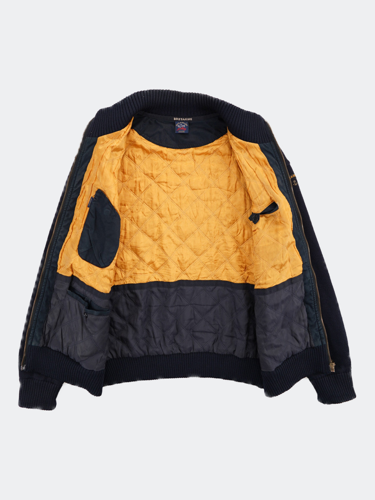 80s-90s PAUL&SHARK knit jacket