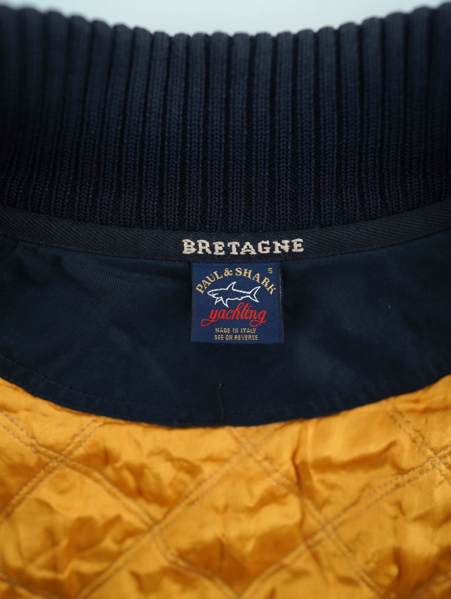 80s-90s PAUL&SHARK knit jacket