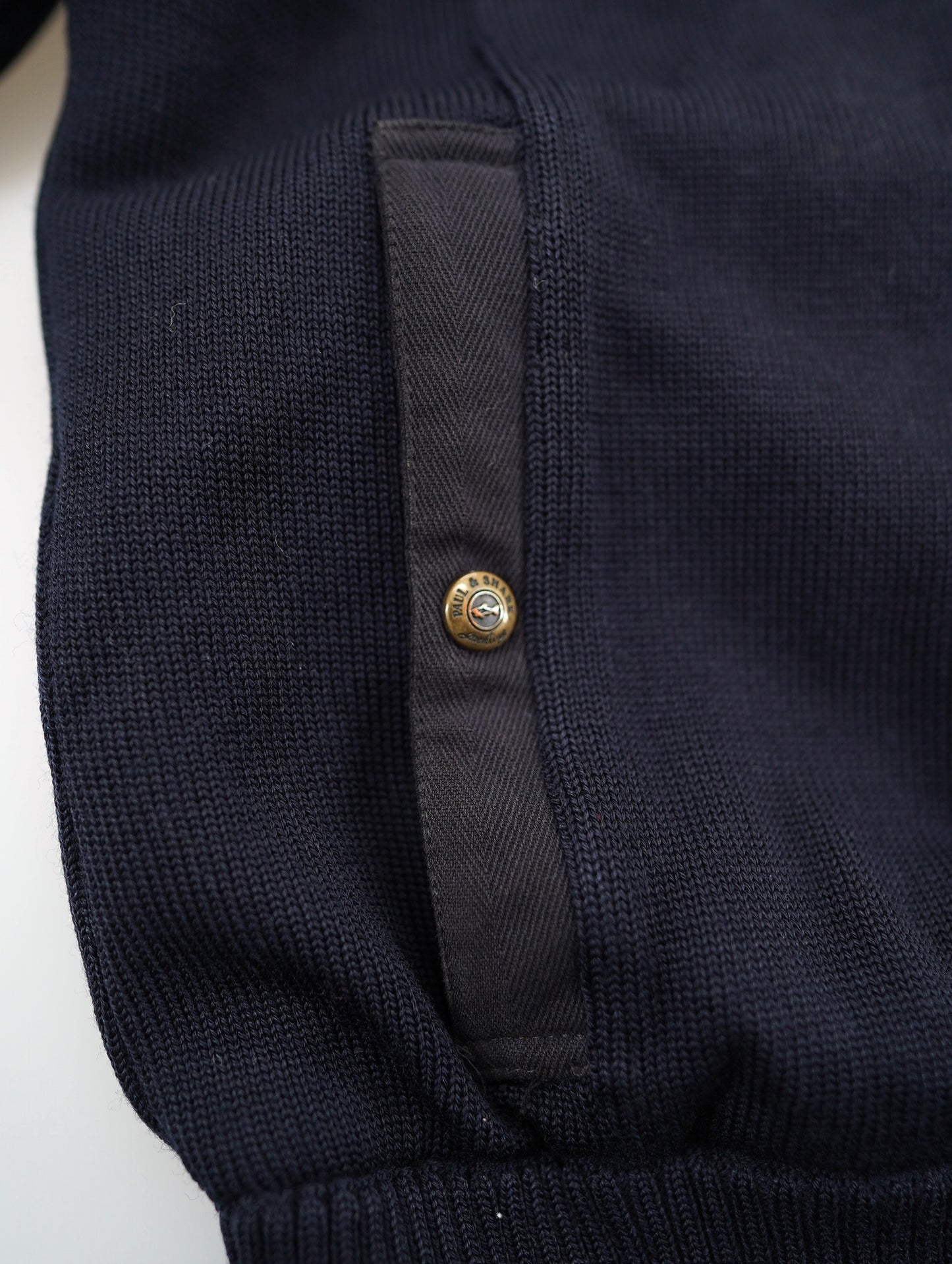 80s-90s PAUL&SHARK knit jacket