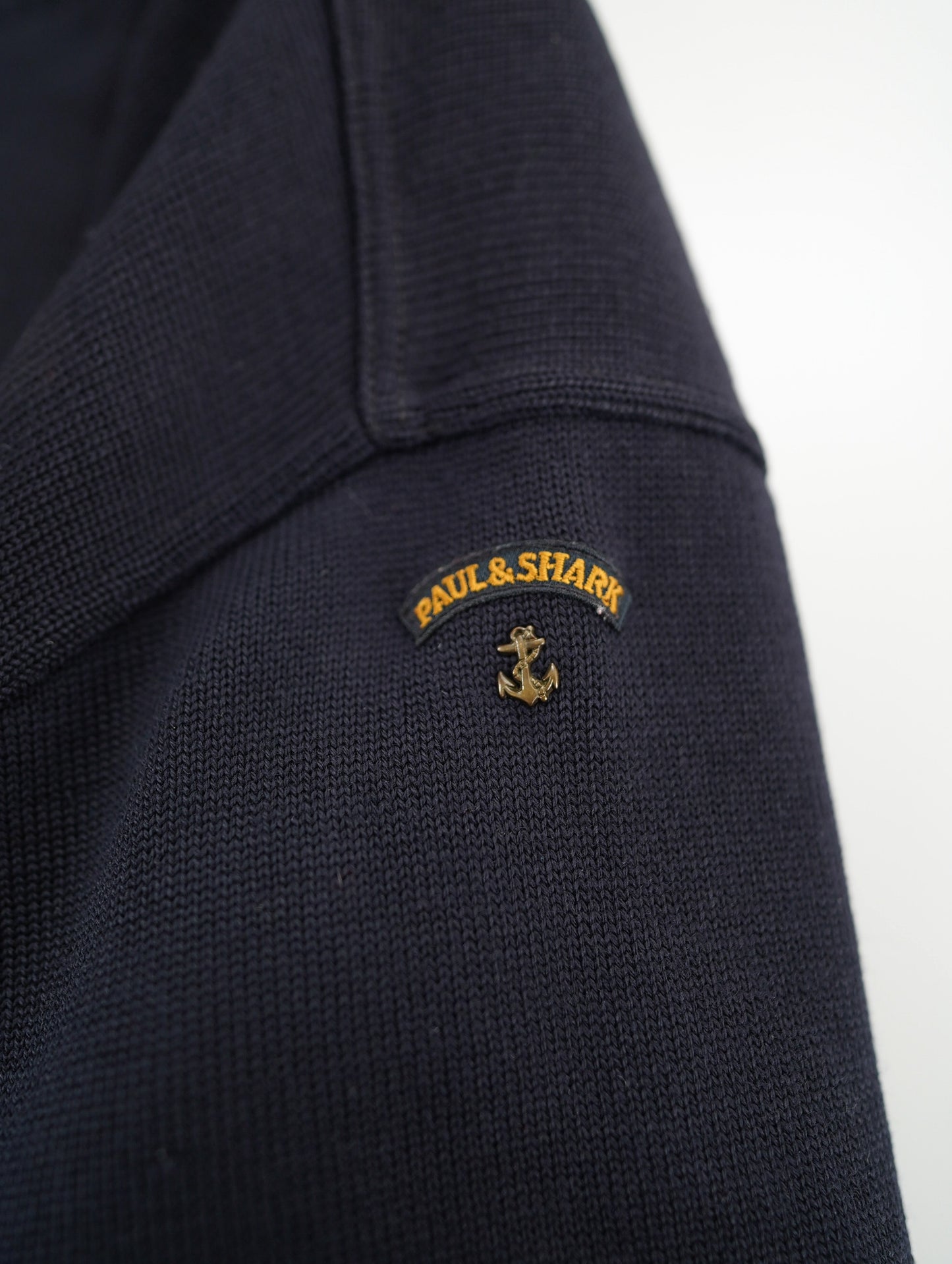 80s-90s PAUL&SHARK knit jacket